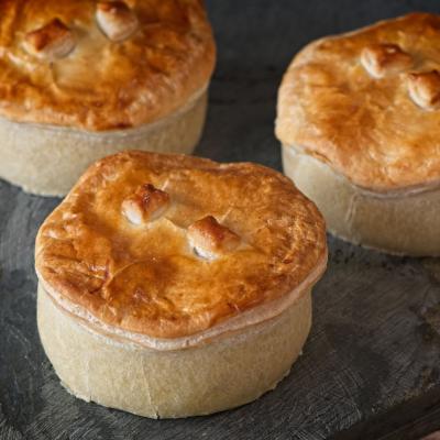 Chicken and leek pie